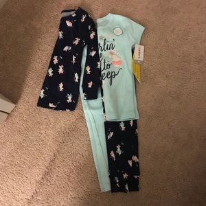 3T 4piece cotton pjs